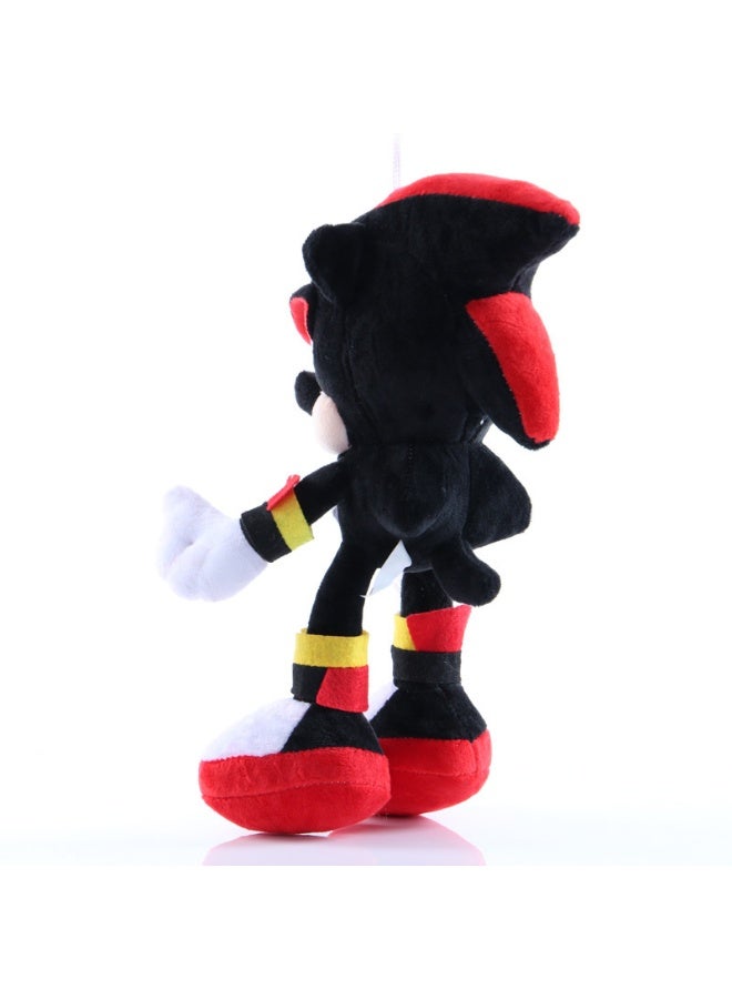 Standing Shadow the Hedgehog Adorable Plush Toy - Soft Doll for Indoor Decoration, an Essential Office Stress - Reliever, 27cm - Image 1